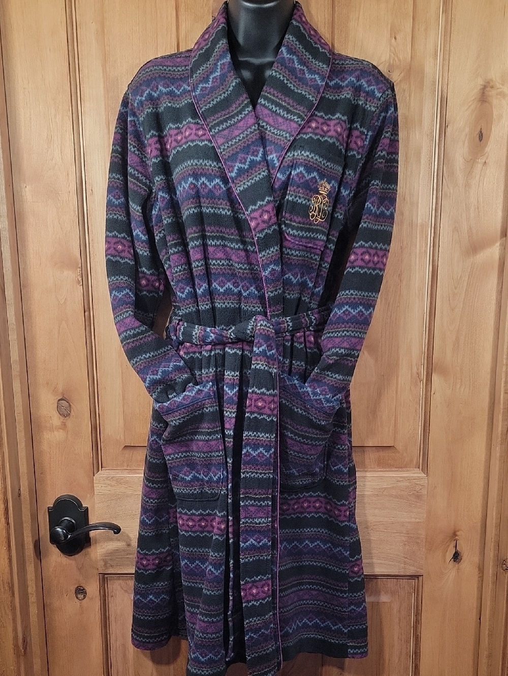 Ralph Lauren Fair Aisle Fleece Robe